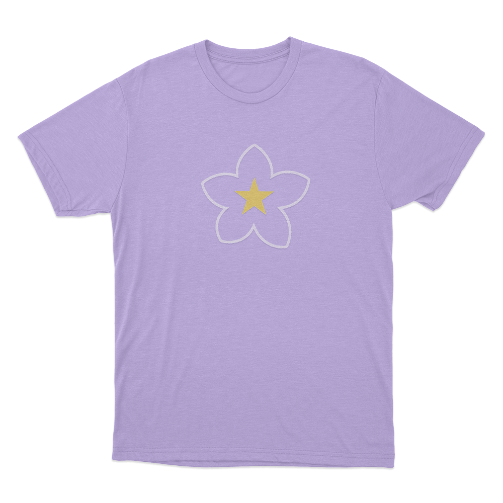 Flower Logo Unisex T Shirt Purple Flower Logo Unisex T Shirt Purple