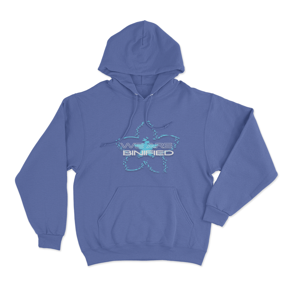 We Are Binified Unisex Hoodie Blue We Are Binified Unisex Hoodie Blue