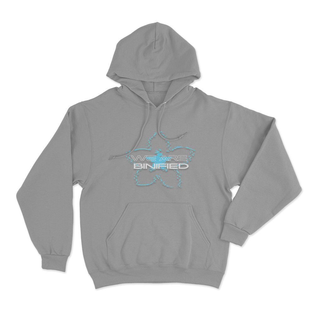 We Are Binified Unisex Hoodie Grey We Are Binified Unisex Hoodie Grey